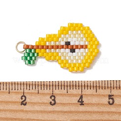 Anhänger aus Glasperlen mit Fruchtmotiven&nbsp;PALLOY-MZ01357-05