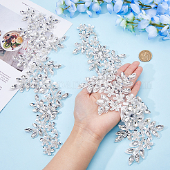 Acryl-Strass-Blumenapplikationen&nbsp;PATC-WH0017-03