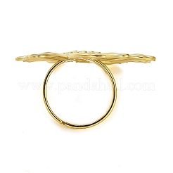 Verstellbarer Fingerring aus 304 Edelstahl für Damen&nbsp;RJEW-H216-03G