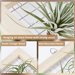 Support de suspension pour plantes aériennes en bois&nbsp;AJEW-WH0348-565