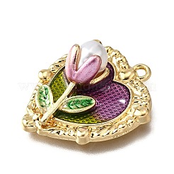Pendentifs d'émail en alliage&nbsp;ENAM-K076-12A-01