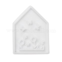 Ostern-Themenhaus mit Schmetterlings- und Blumenmuster DIY Silikon-Tischlampenformen&nbsp;SIMO-G008-01C
