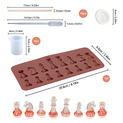 Schach-Silikonform-Kits&nbsp;DIY-SC0001-98