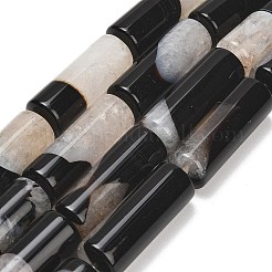 Filo di perline di agata naturale&nbsp;GG-L001-A01-01B