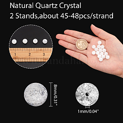 Quarzo naturale perline di cristallo fili&nbsp;G-AR0001-67