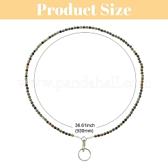 Pendentif décoratif en perles d'agate indiennes naturelles&nbsp;HJEW-CJ00083