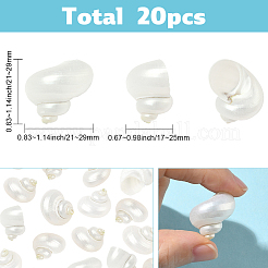 20 Stück natürliche Spiralmuschelperlen&nbsp;SSHEL-SC0001-56