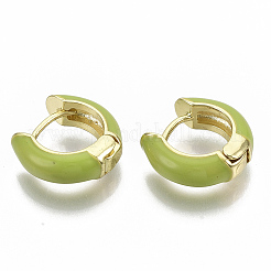 Laiton Huggie boucles d'oreilles&nbsp;EJEW-S209-01C