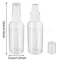 60 ml transparente nachfüllbare Sprühflasche aus Kunststoff für Haustiere&nbsp;MRMJ-BC0001-51