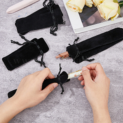 15 pz. 3 stili rettangolari sacchetti di velluto per conservare il rossetto con coulisse&nbsp;ABAG-FH0001-07