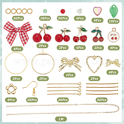 DIY-Kits zur Herstellung von Kirschohrringen&nbsp;DIY-SC0031-71