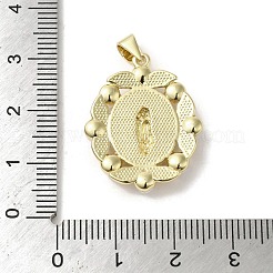 Pendentifs en laiton pavé de coquille&nbsp;KK-I708-16N-G