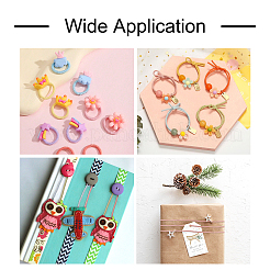 DIY Macaron Color Hair Ties Making Kit&nbsp;DIY-TA0004-55