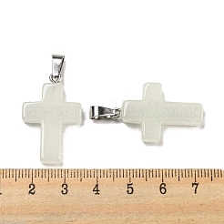 Anhänger aus synthetischem Leuchtstein&nbsp;G-H308-06P-08
