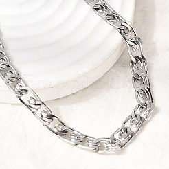 6.5 mm 201 Edelstahl Lumachina-Kettenhalsketten für Unisex&nbsp;NJEW-K302-07P