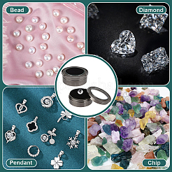 Lose Diamantboxen aus Legierung&nbsp;CON-WH0104-11B-B