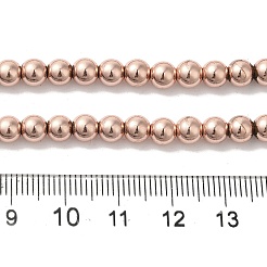 Fili di perline di ematite sintetica non magnetica elettrolitica&nbsp;G-I364-C02-RG