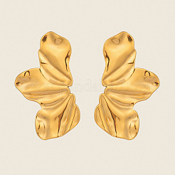Boucles d'oreilles à tige en acier inoxydable en forme d'aile de papillon&nbsp;ZG8385-1