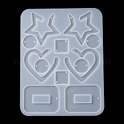 Mischform Anhänger & Glieder Silikonformen&nbsp;DIY-YW0006-71