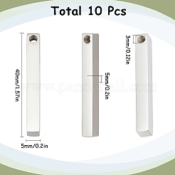 10 pendentif en acier inoxydable 304&nbsp;FIND-SC0010-30