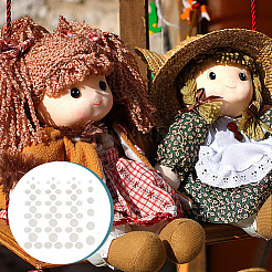 60 Satz 6 Arten von Kunststoff-Puppengelenken&nbsp;DOLL-GO0001-05