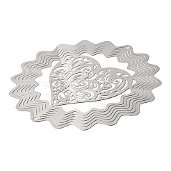 201 Edelstahl 3D drehbarer Hängewindspinner&nbsp;STAS-C166-01G-P