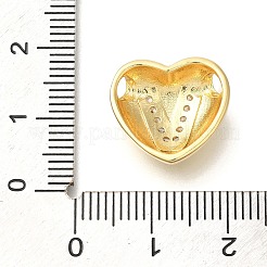 Cremagliera placcatura micro ottone spianare pendenti zirconi&nbsp;KK-I722-04G-V