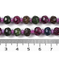 Gefärbt natürlichen weißen Jade Perlen Stränge&nbsp;G-H057-A22-19