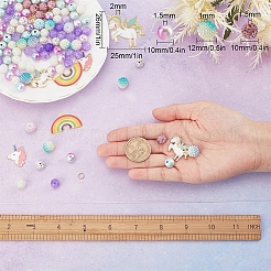 Kits de fabrication de bracelets licorne bricolage&nbsp;DIY-SC0018-81