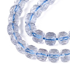 Brins de perles de verre k9&nbsp;GLAA-N014-5x5mm-04