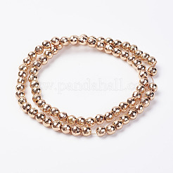Non magnetici fili di perline di ematite sintetico&nbsp;G-P262-26-6mm-KCG