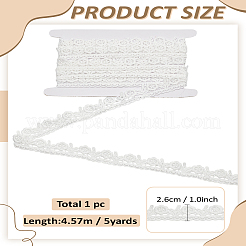 Milchfaser-Blumen-Spitzenband&nbsp;OCOR-LP0004-55C