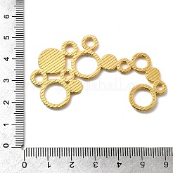 Legierung cabochon Fassungen mit Verbinder&nbsp;LS-EA10977Y-NFG