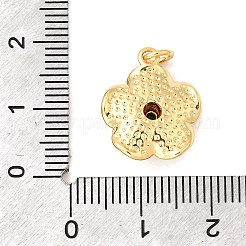 Pendentifs avec zircon cubiques à micro-pavés en laiton&nbsp;KK-A266-46G