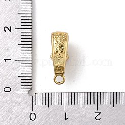 Donut-Bügel aus Messing mit Mikropavé und Zirkonia&nbsp;ZIRC-NH0001-02G