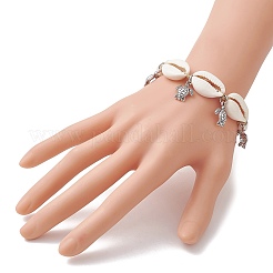 Verstellbare Schildkröten-Charm-Armbänder aus Legierung&nbsp;BJEW-JB13652