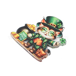 Undurchsichtig bedruckte Acrylanhänger zum St. Patrick's Day&nbsp;OACR-A045-05E