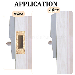 16 pieza de placa de relleno de orificio para borde de puerta de madera contrachapada&nbsp;DIY-CP0014-15B