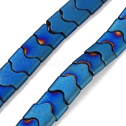 Chapelets de perles hématite synthétique sans magnétique&nbsp;G-P545-I02-01