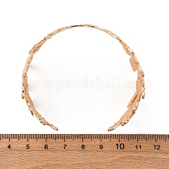 Manschettenarmreifen aus 304 Edelstahl&nbsp;BJEW-B135-01B-G
