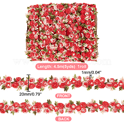 Ruban de bordure en polyester à fleurs de 4.6~5 mètre&nbsp;OCOR-PH0001-97A