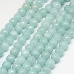Natürliche gelbe Jade Perlen Stränge&nbsp;G-G598-4mm-YXS-20