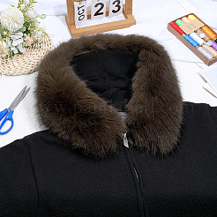 1 Stück künstlicher Fuchswollkragen für Damen&nbsp;DIY-PH0035-54A