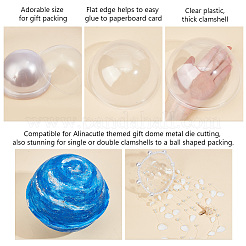 Dôme d'affichage transparent en PVC&nbsp;FIND-WH0422-65C