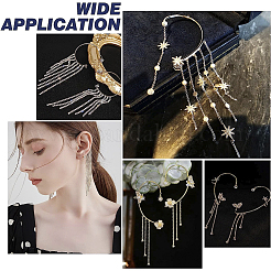 12 paio di orecchini in ottone bicolore&nbsp;EJEW-UN0002-30