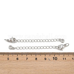 Messing-Mikropavé-Zirkonia-Enden mit Kette&nbsp;KK-H480-59P