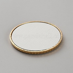 Alliage strass et miroir de maquillage en verre pour étuis de téléphone&nbsp;AJEW-WH0604-08G-G
