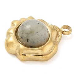 Colgantes de aventurina gris natural&nbsp;STAS-K291-03B-03
