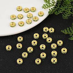 Grade ottone a strass distanziatore perline&nbsp;RSB038NF-10G