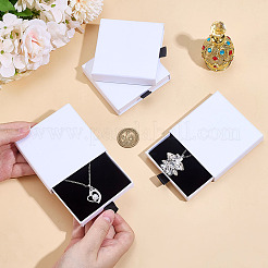 Schubladenboxen für Schmucksets aus Pappe&nbsp;CON-WH0099-76C